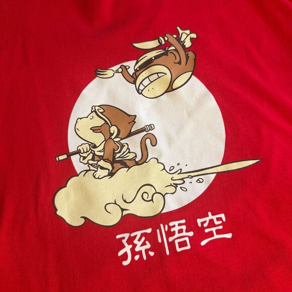 Upcycled Unisex Street Style Cotton Tee Bundle – Bold Graphic T-Shirts, Size L - Picture 9 of 11